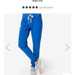 M tall women’s FIGS scrub pants.